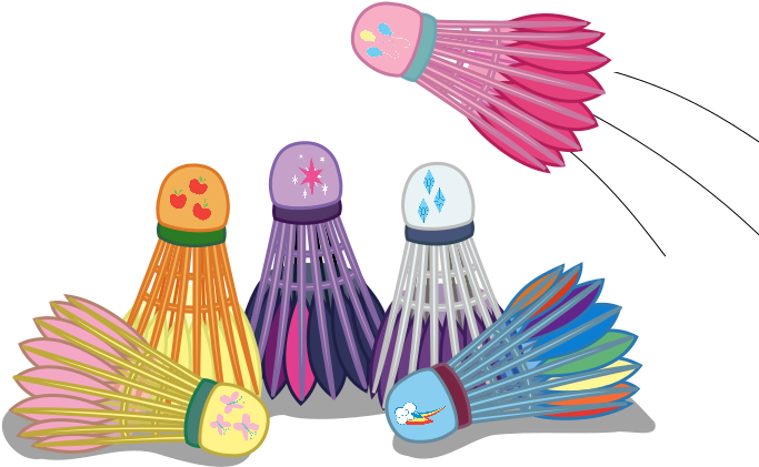 Badminton Shuttlecock Png Image With Transparent Background - Shuttlecock Art Clipart (700x500), Png Download