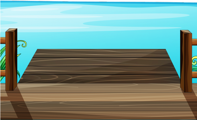 Dock Clipart Sea - Plank - Png Download (640x480), Png Download