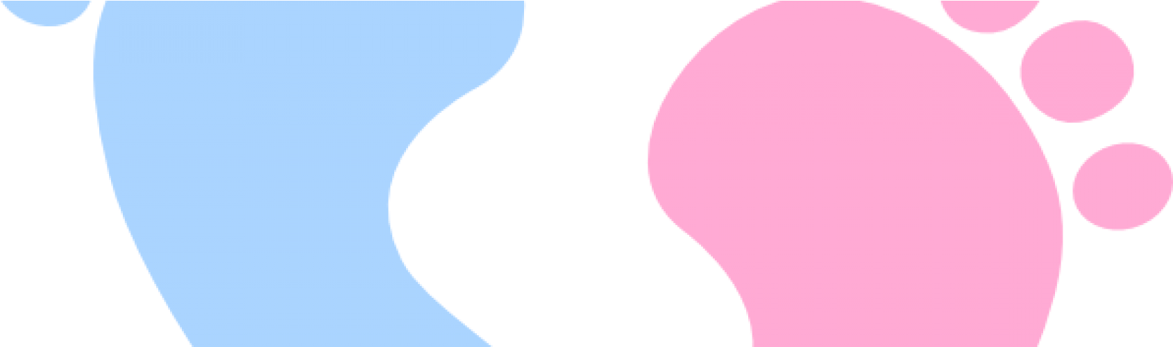 Baby Feet Hi - Illustration Clipart (1700x500), Png Download