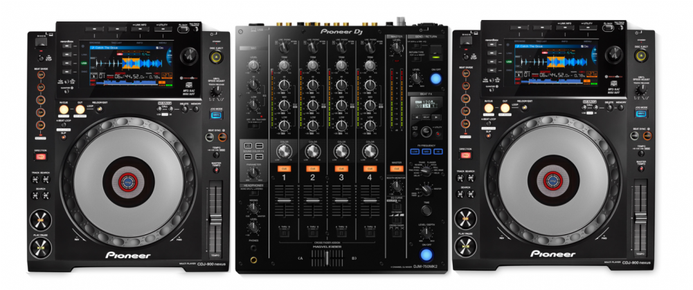 Pioneer Dj Cdj 900 Nexus Pioneer Dj Djm 750mk2 Mixer - Cdj 900 Nexus 2 Clipart (1000x1194), Png Download