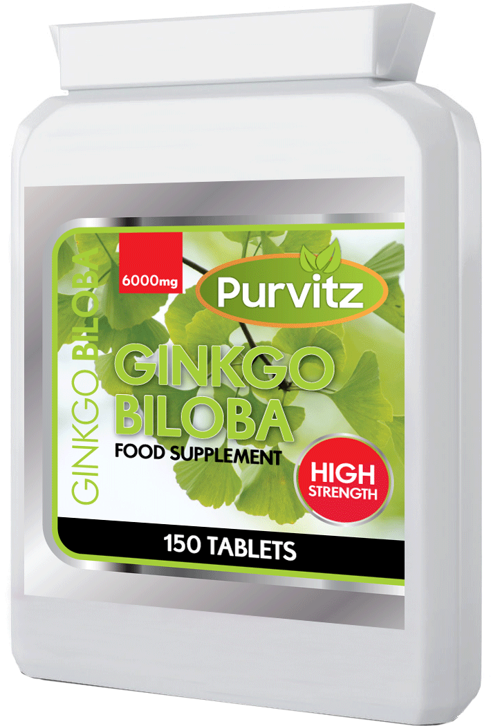 Details About Ginkgo Biloba 6000mg Memory Aid Blood - Capsule Clipart (1200x1200), Png Download