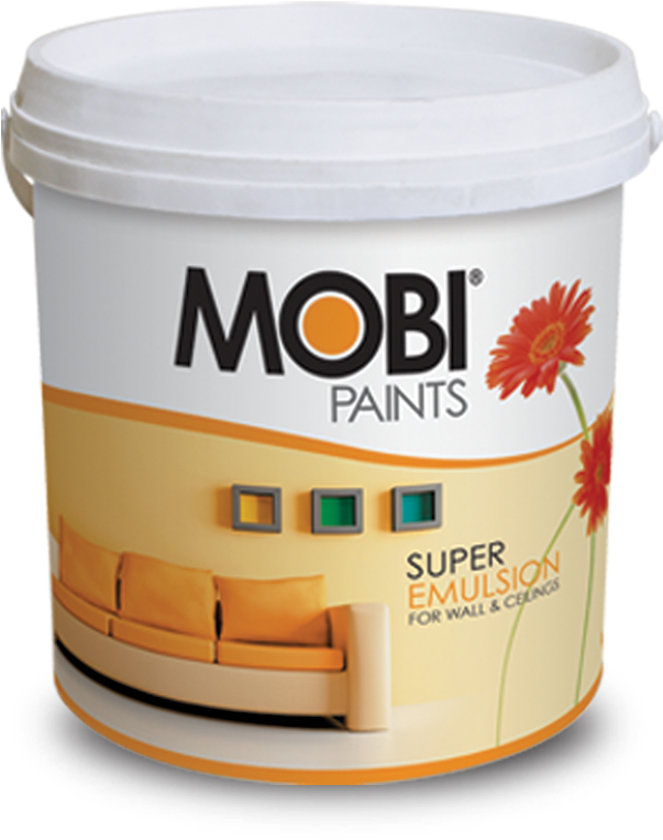 Mobi Super Emulsion - Mobi Paints Clipart (1000x1000), Png Download
