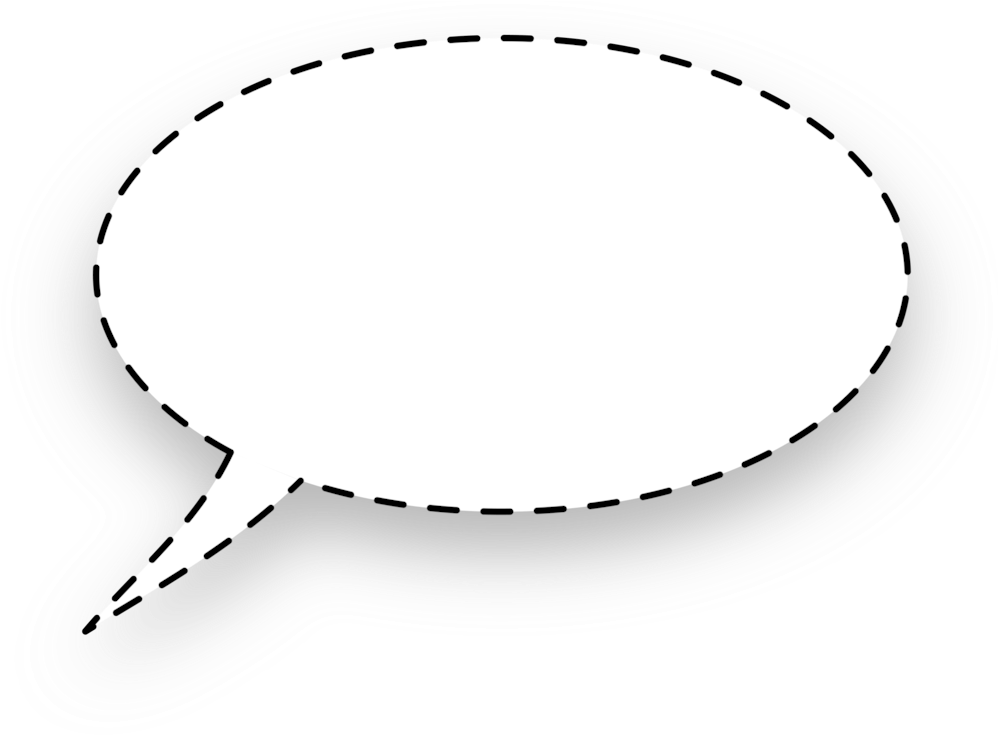 Whisper Speech Bubble Png Clipart (1003x750), Png Download