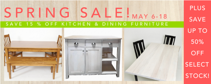 Lcww Spring Sale 2019 Webtile-690x690 - Bench Clipart (690x690), Png Download