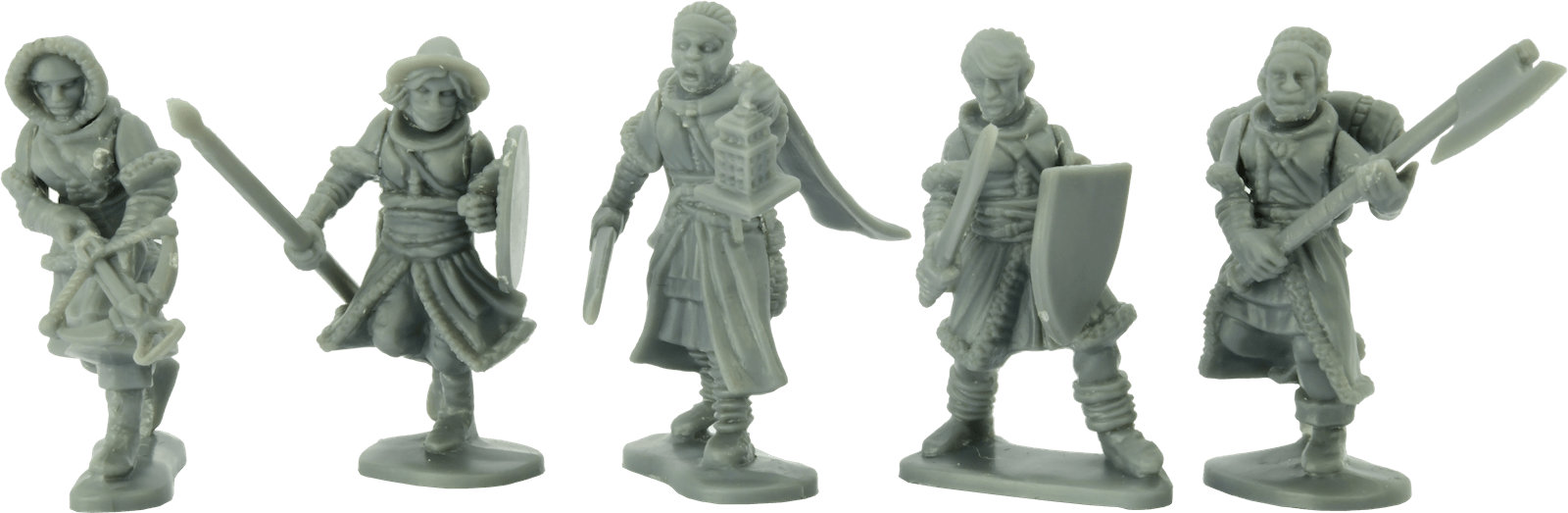 The Figures Are Multipart Plastics, Allowing Gamers - Frostgrave Soldiers 2 Review Clipart (1600x523), Png Download