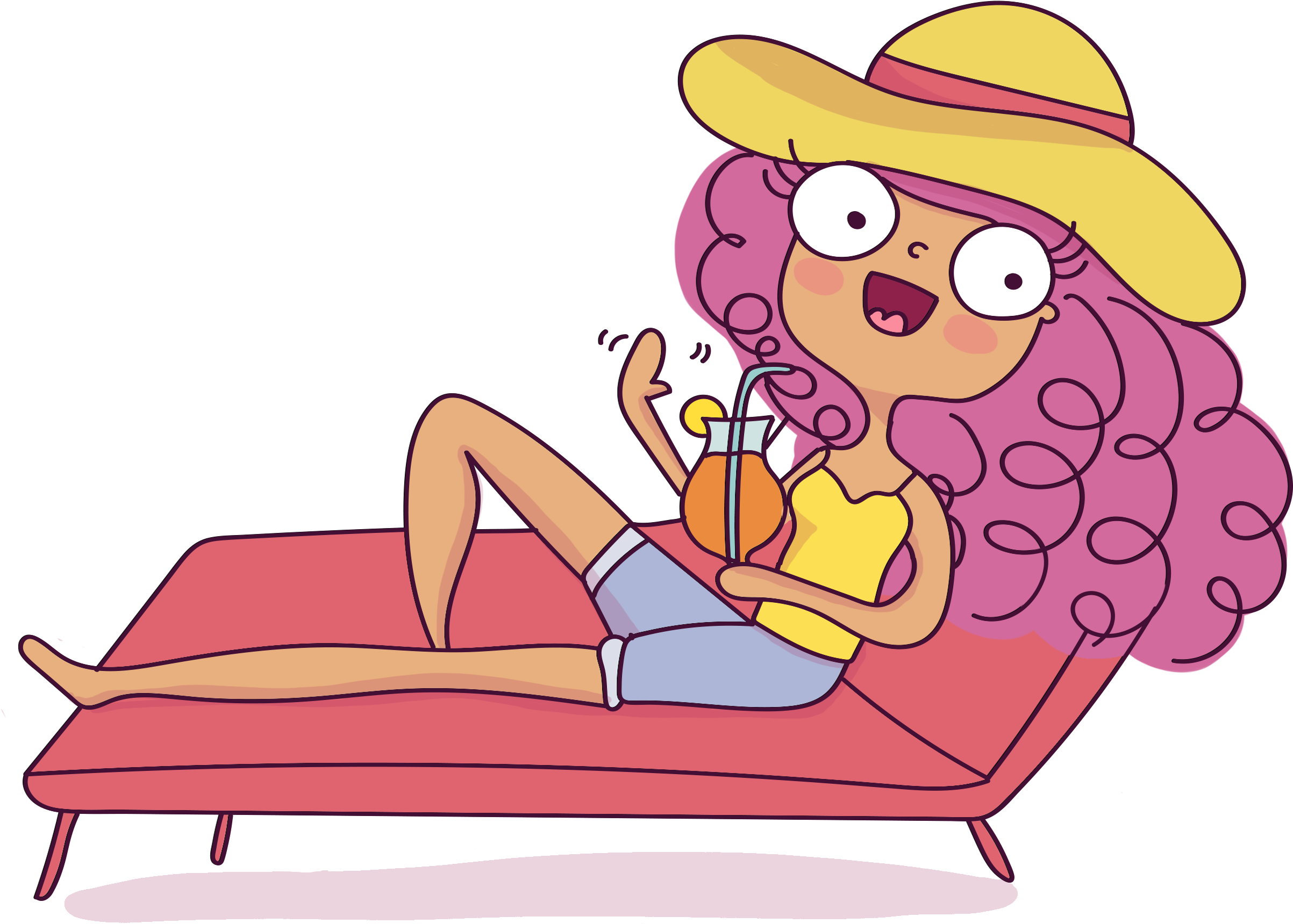 Character Angela Vaz2017 09 16t10 - Sitting Clipart (2460x2000), Png Download