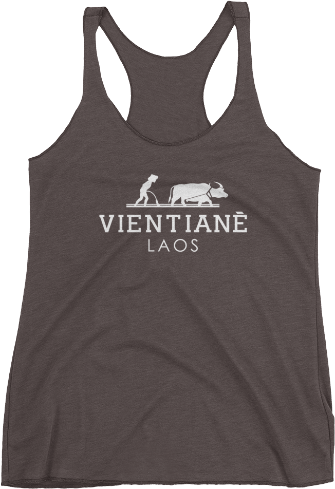 Vientiane Water Buffalo Women's Racerback Tank - Top Clipart (1000x1000), Png Download