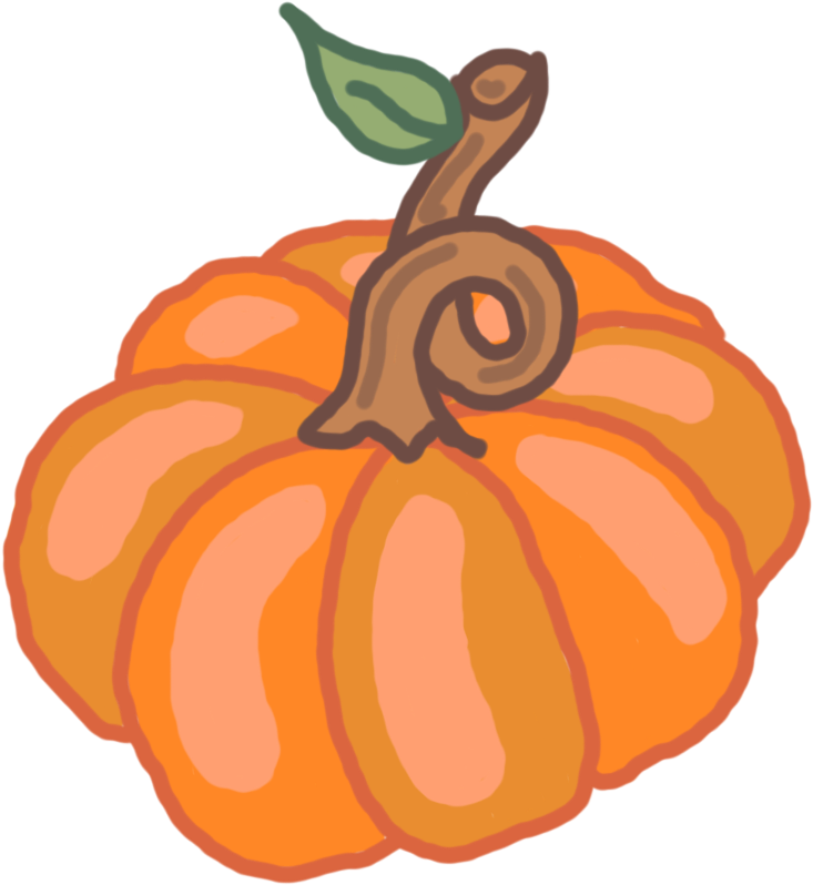 Jen Tennille Illustration - Pumpkin Clipart (1200x1200), Png Download