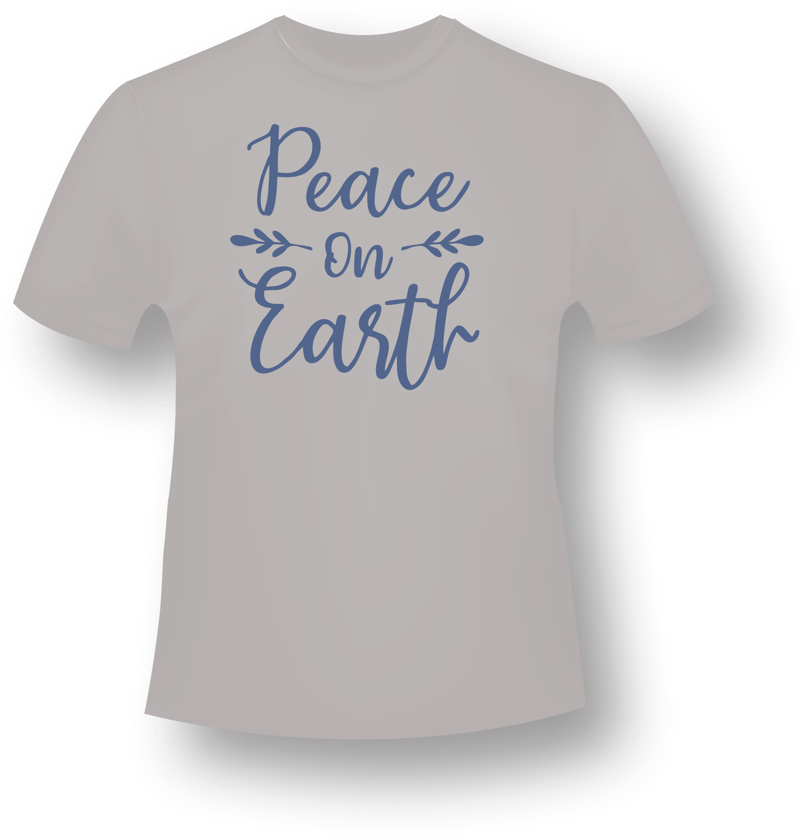 Peace On Earth T-shirt - Active Shirt Clipart (1800x1842), Png Download