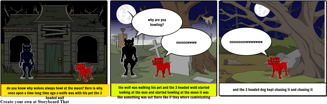 The Wolf - Cartoon Clipart (1164x385), Png Download