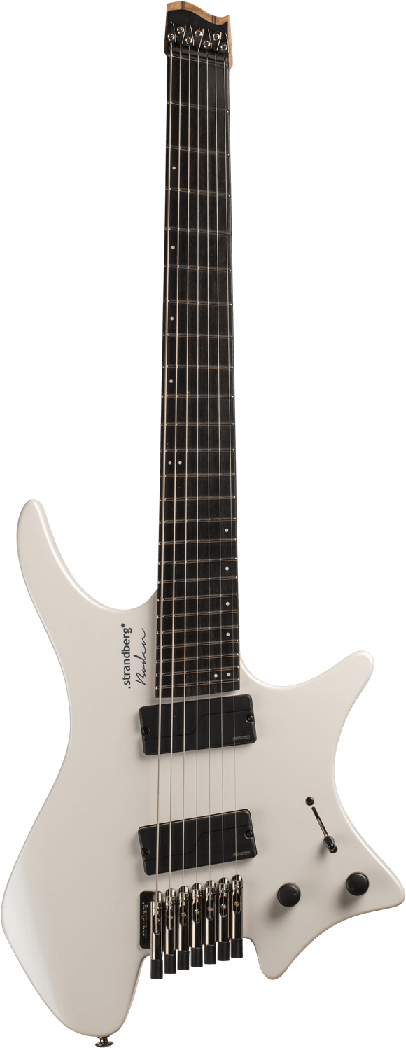 Boden Metal 7-string White Pearl Guitar - Strandberg Boden Metal 7 Clipart (1066x1600), Png Download