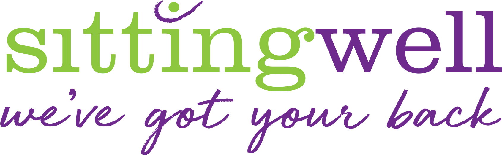 For Sitting - Calligraphy Clipart (1842x629), Png Download