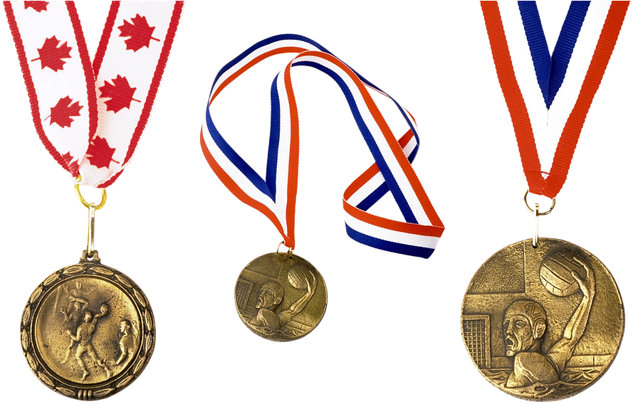Medals Trophy Clipart (960x577), Png Download