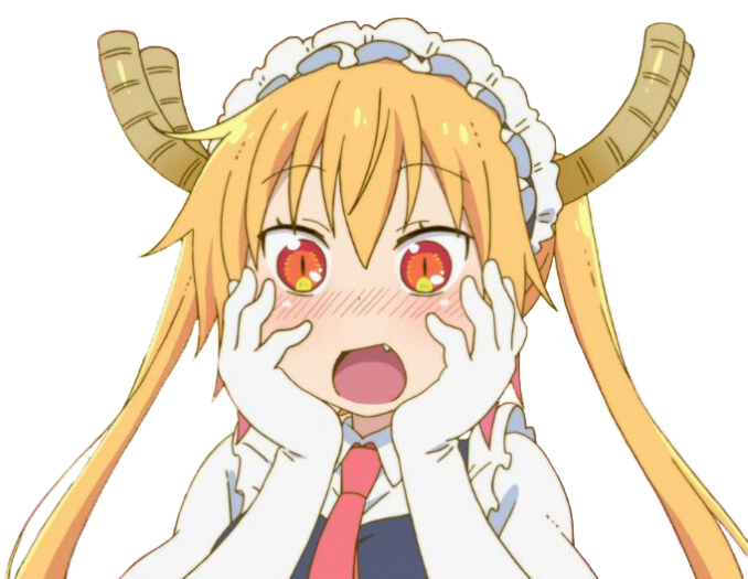 #kobayashi-san Chi No Maid Dragon - Kobayashi Dragon Maid Png Clipart (700x524), Png Download