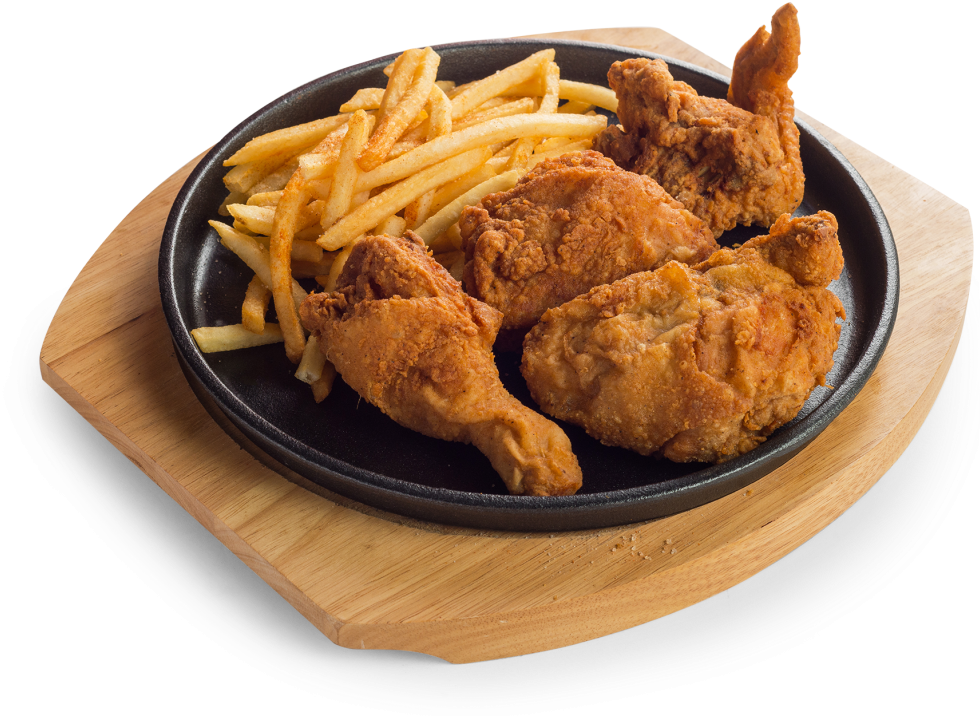 Combo De Pollo Frito , Png Download - Crispy Fried Chicken Clipart (980x716), Png Download