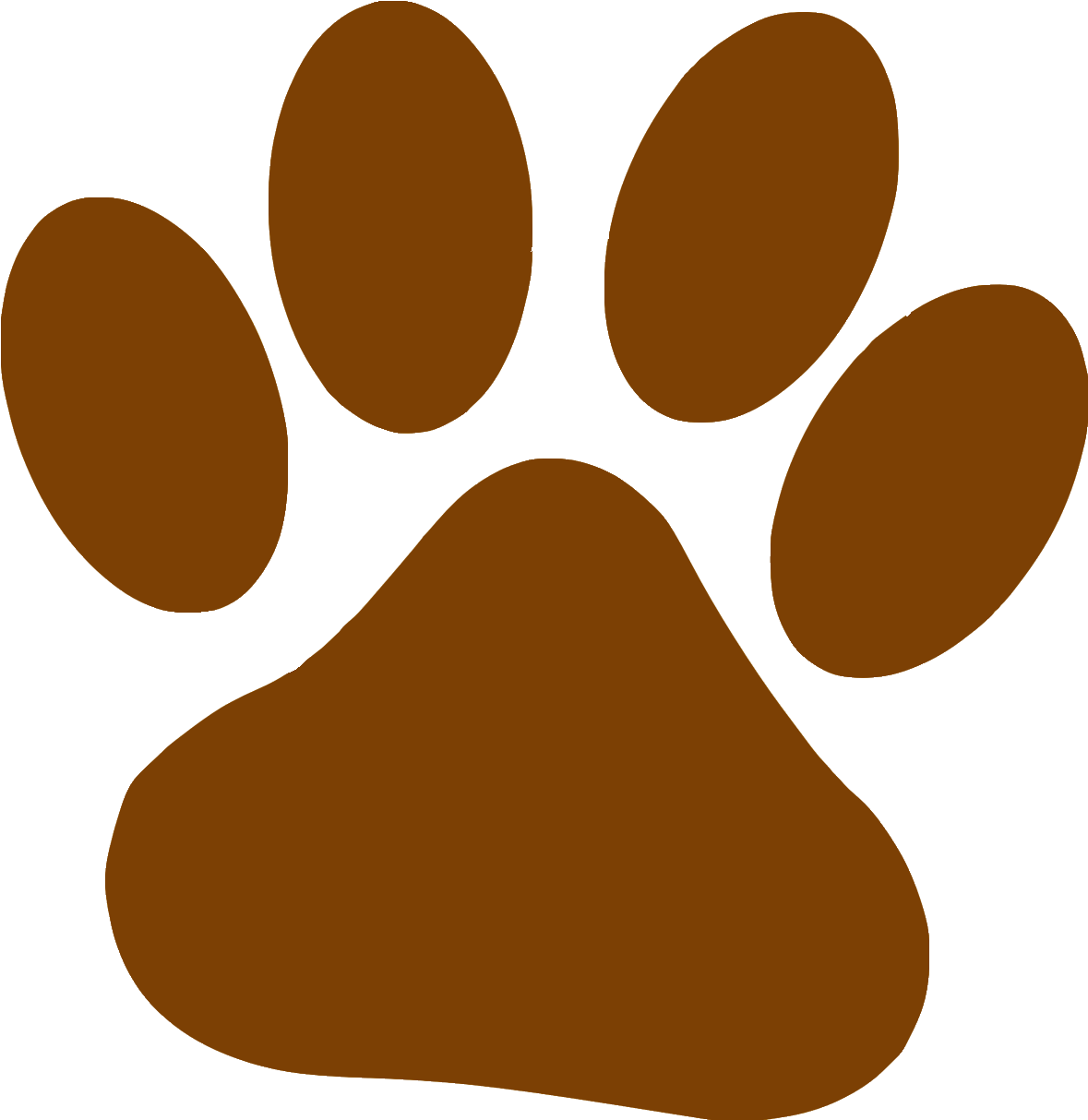 Descripción General De Privacidad - Huellas De Perro Marron Clipart (1280x1217), Png Download