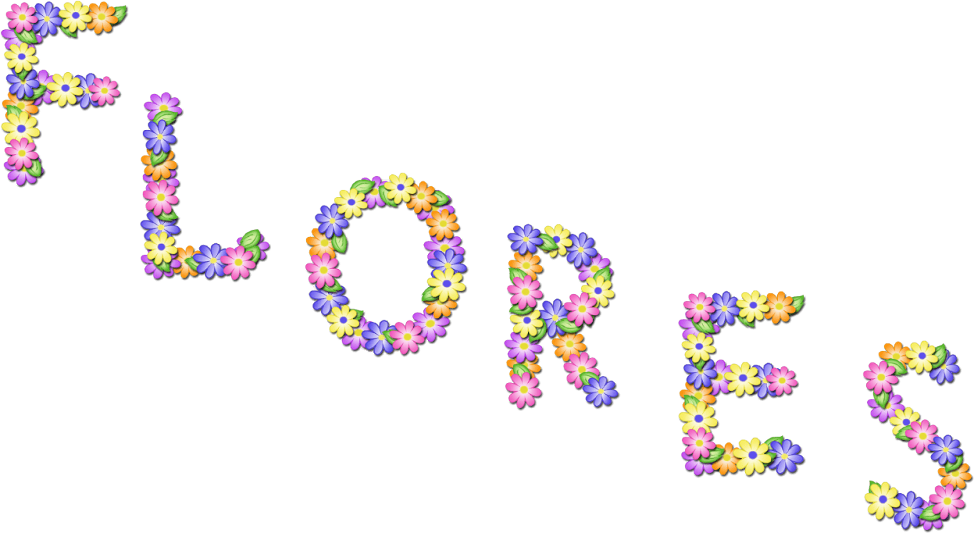 Letras Do Alfabeto Em Flores - Letras De De Flores F Clipart (1600x900), Png Download
