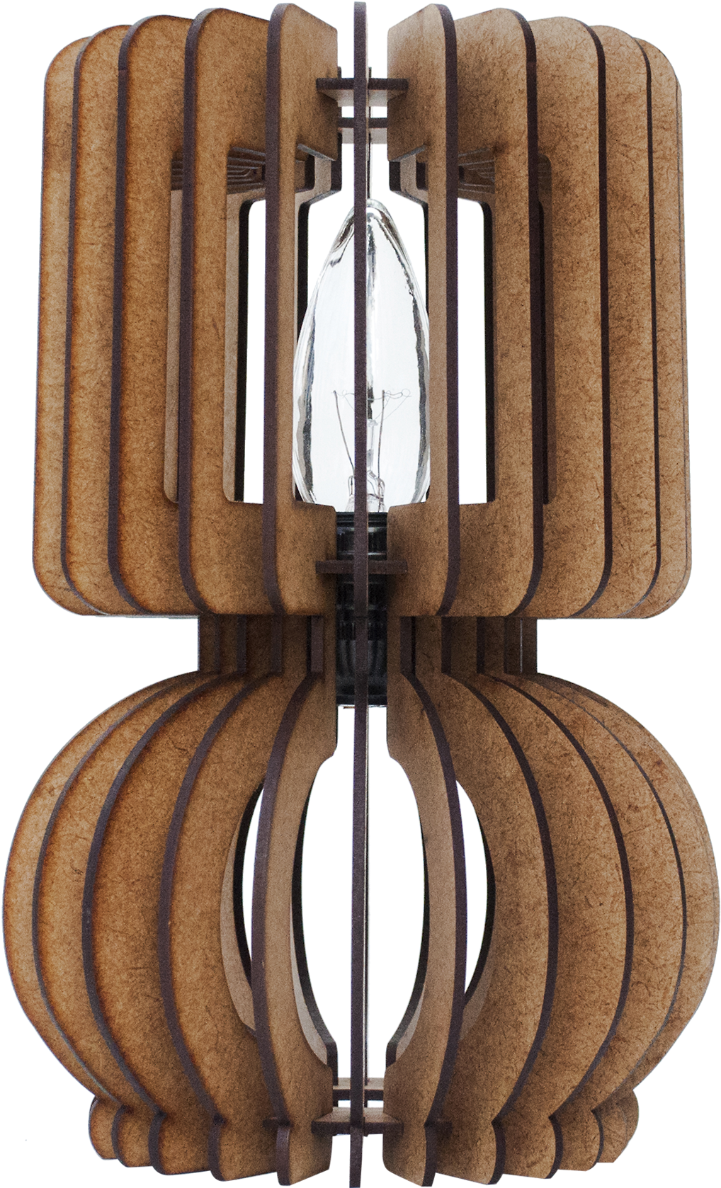 Lámpara Para Mesa En Plano Seriado - Wood Clipart (1280x1748), Png Download