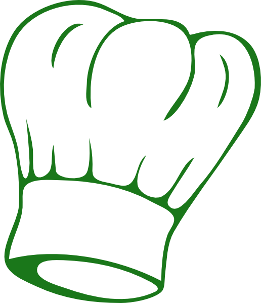 Chef Hat Clipart Green - Png Download (516x599), Png Download