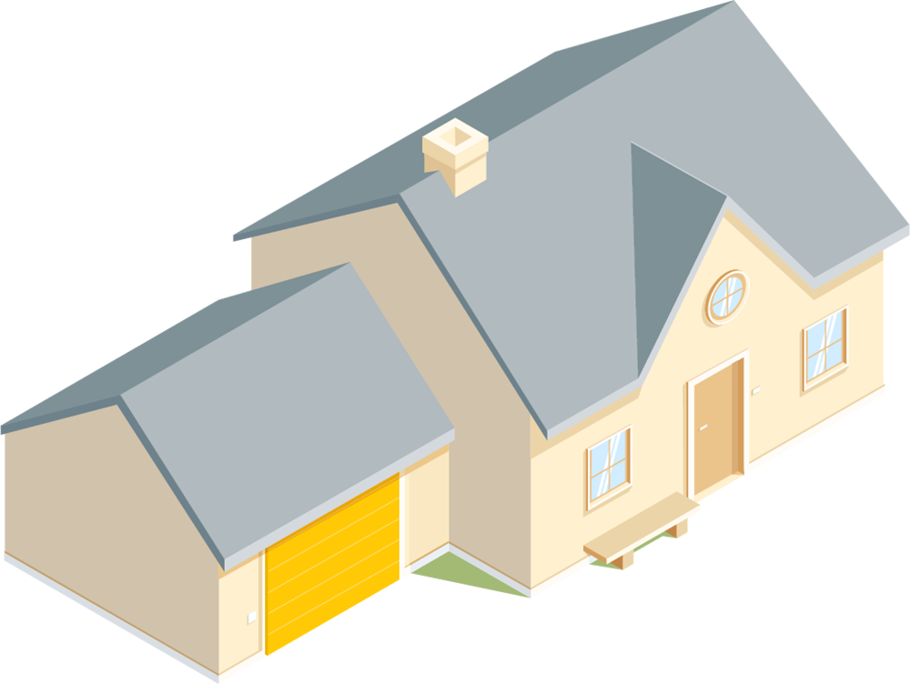 Improved Quality Of Life - House Clipart (1000x752), Png Download