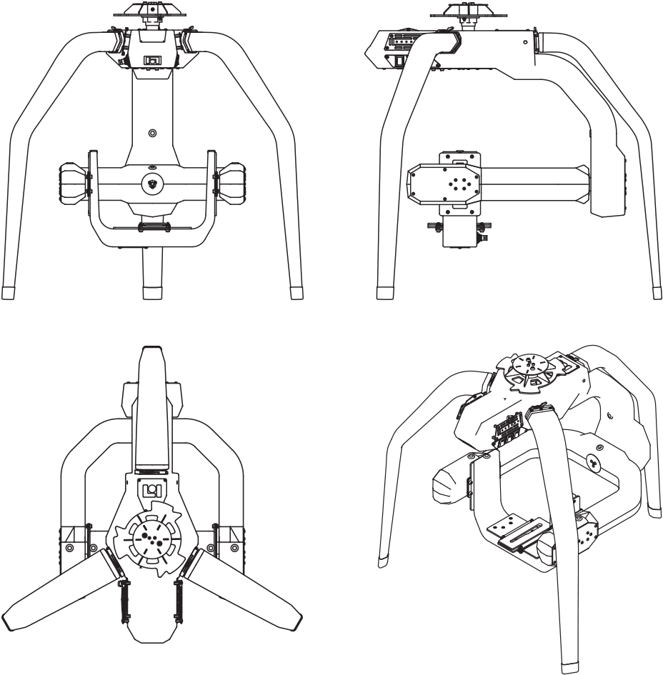 Aerigon Iag 3 Gimbal - Technical Drawing Clipart (928x945), Png Download