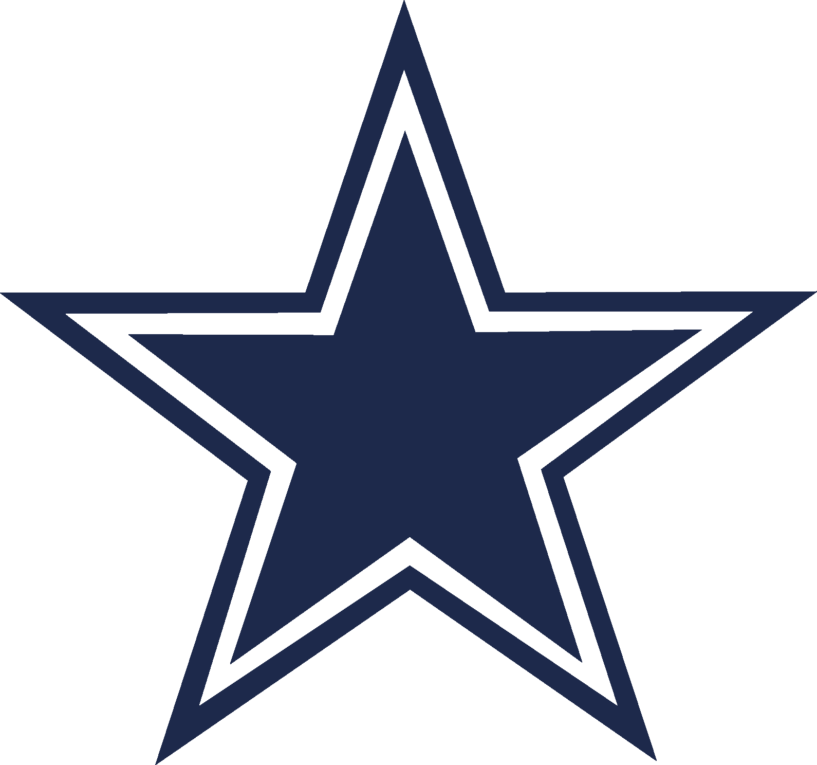 Dallas Cowboys Clipart Vector - Dallas Cowboys Logo Png Transparent Png (1590x1488), Png Download