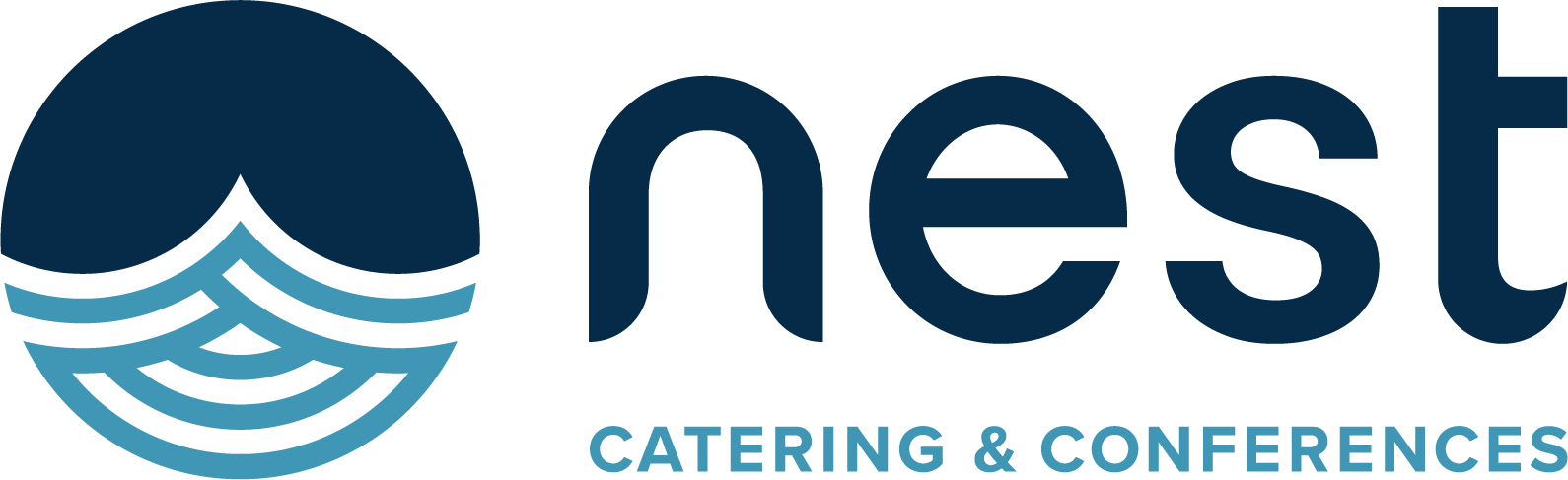 Nest Catering Logo Clipart (1590x487), Png Download