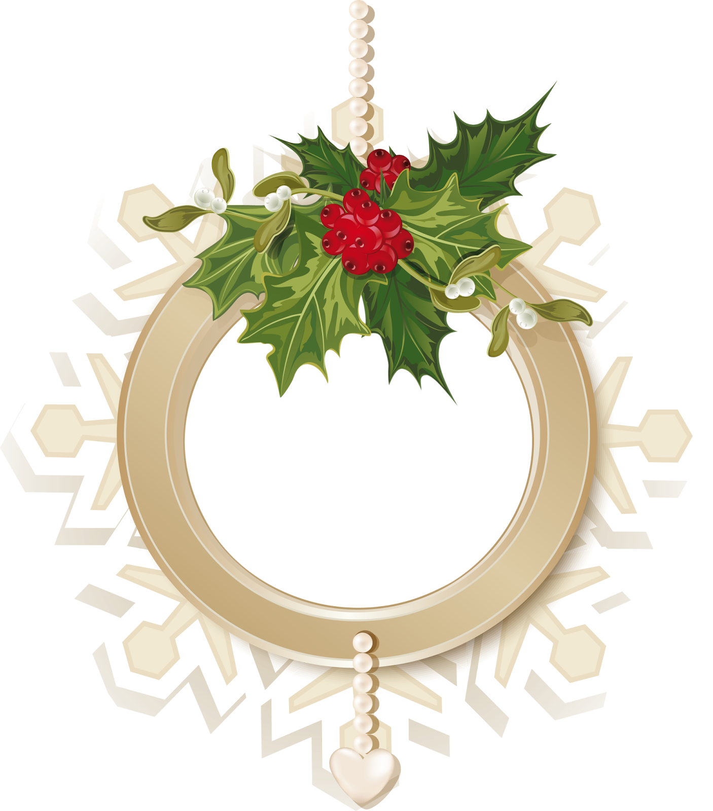 Marcos Para Fotos De Navidad - Marcos De Esferas Navideñas Clipart (1406x1600), Png Download