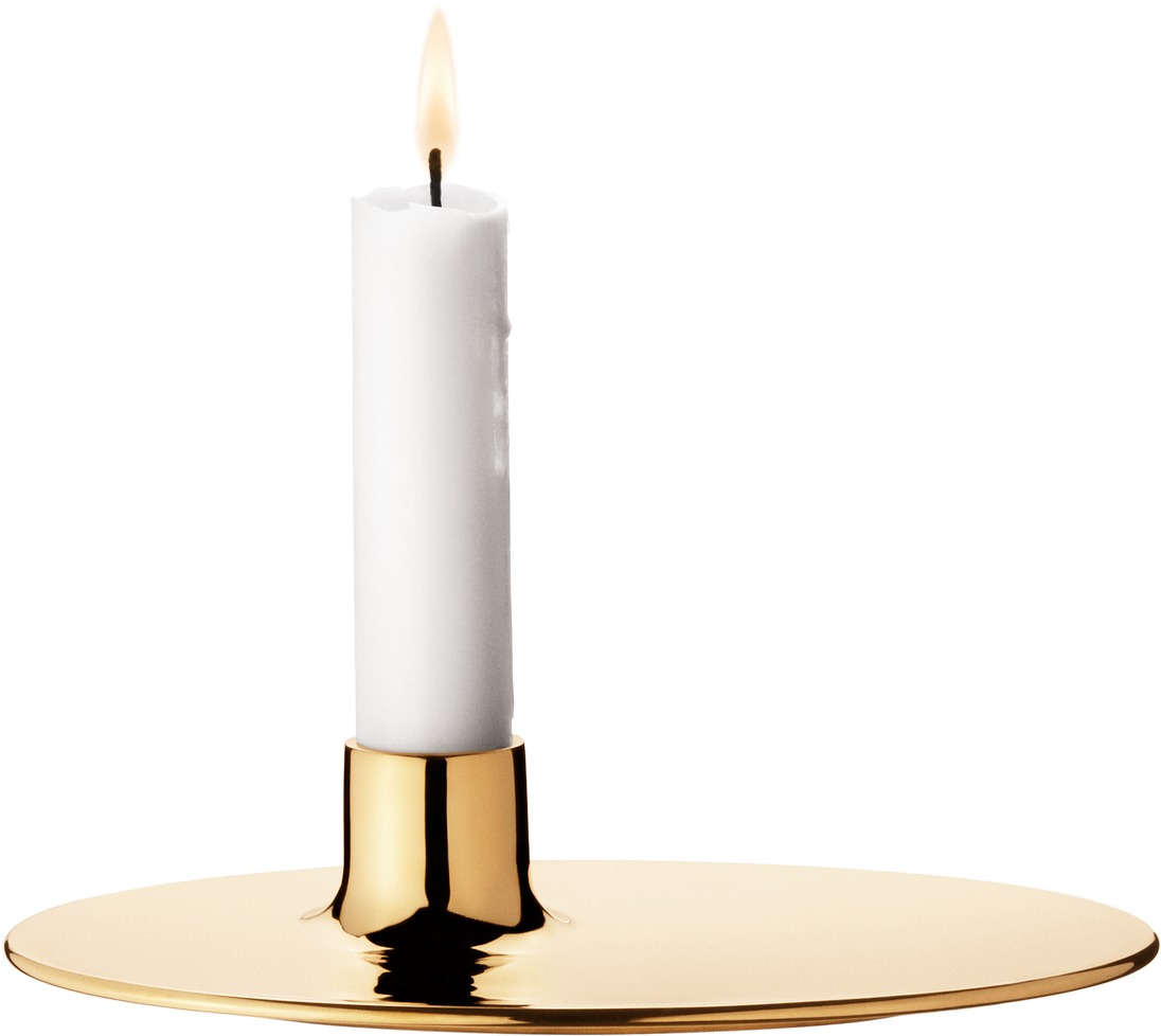 Ilse Candleholder - Brass - Georg Jensen Ilse Clipart (1200x1200), Png Download