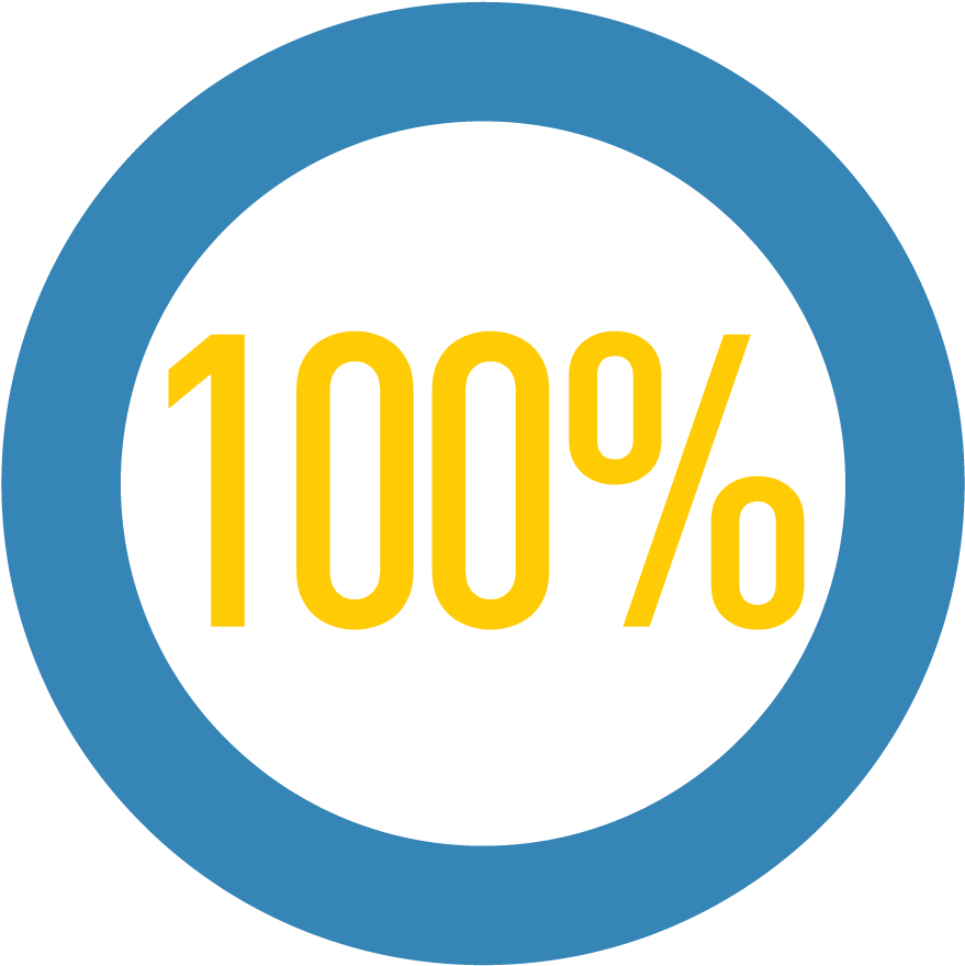 100 Percent Job Satisfaction Clipart (1600x900), Png Download