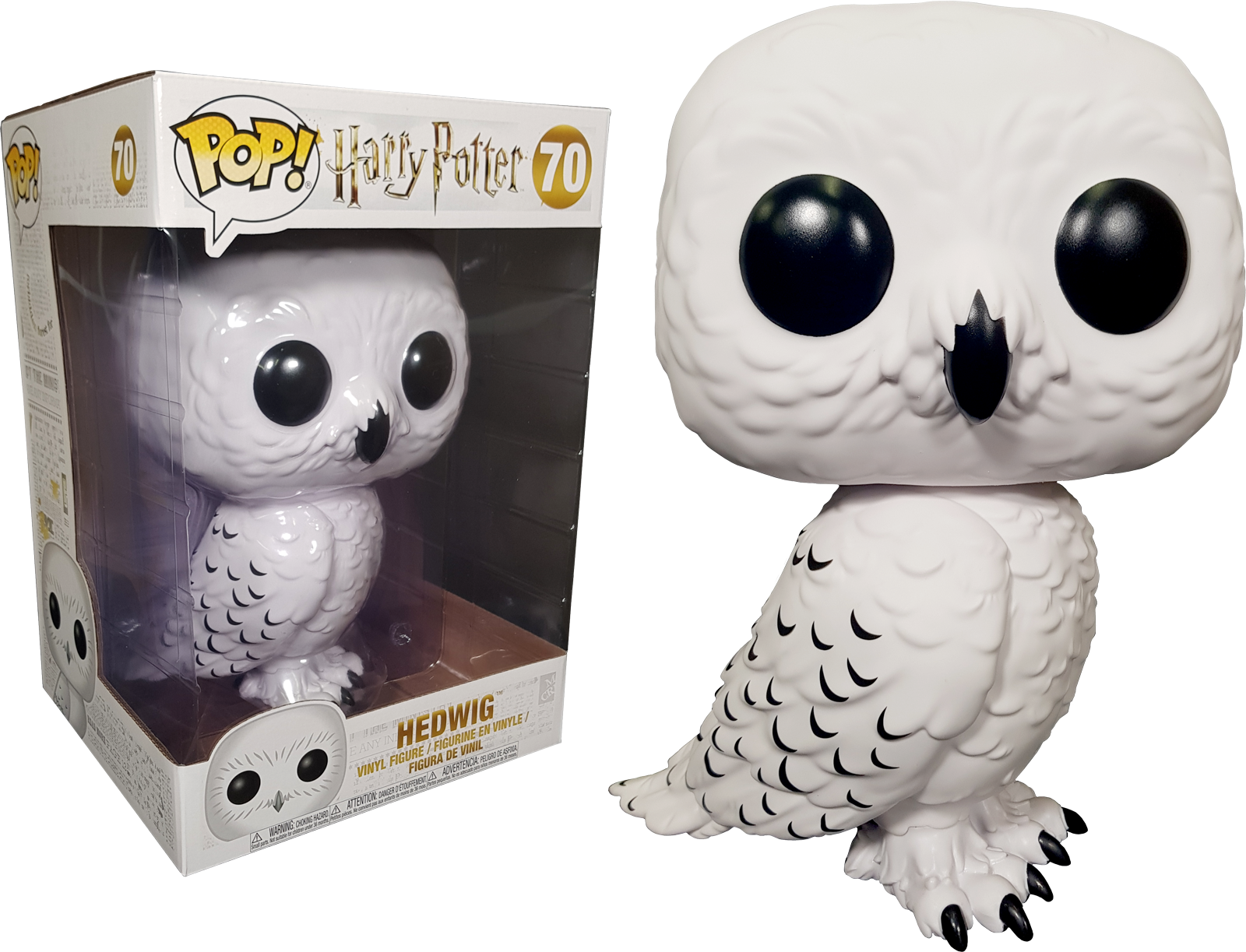 Hedwig 10” Funko Pop Vinyl Figure - Pop Vinyl Harry Potter Hedwig Clipart (1600x1223), Png Download