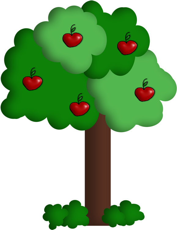 Imágenes De Árboles De Manzana - Topo De Bolo Peppa Pig Para Imprimir Clipart (800x800), Png Download