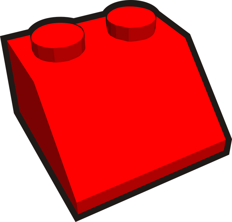 Brick Red Red Brick Plastic Clipart (755x720), Png Download