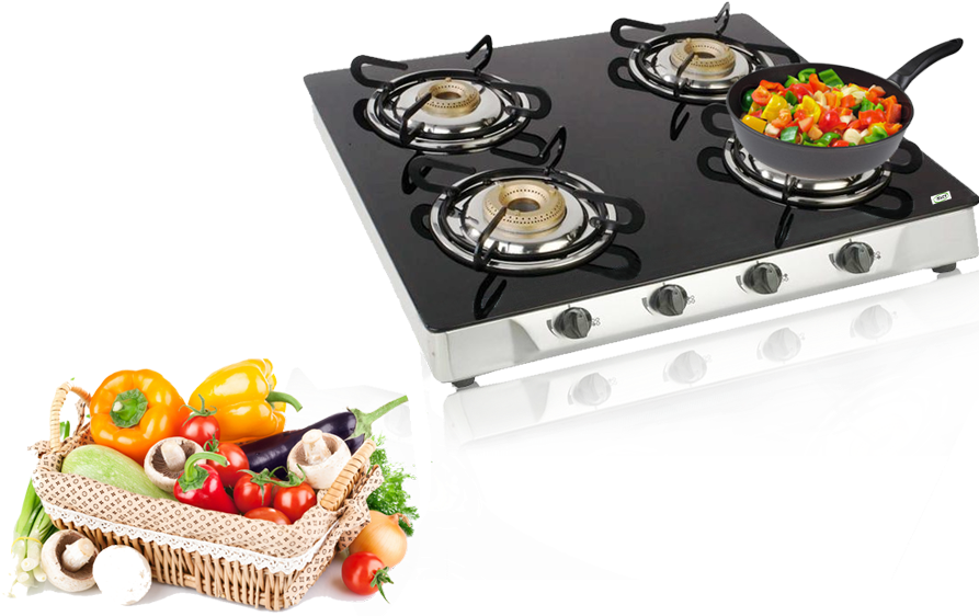Kitchen Appliances - Kitchen Stove Clipart (1008x591), Png Download
