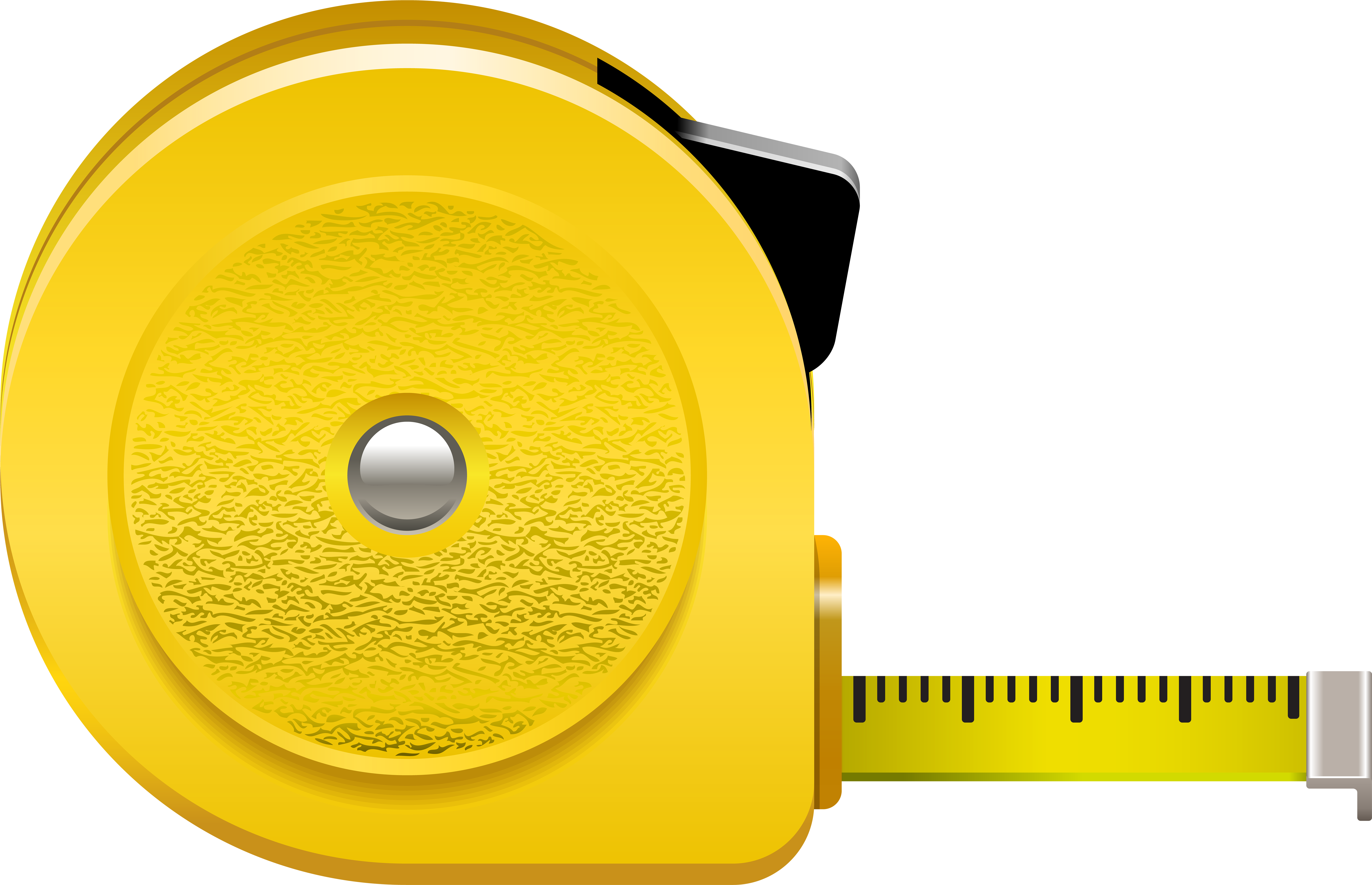 Roulette Meter Png Clip Art - Tape Measure Clipart Png Transparent Png (8000x5158), Png Download