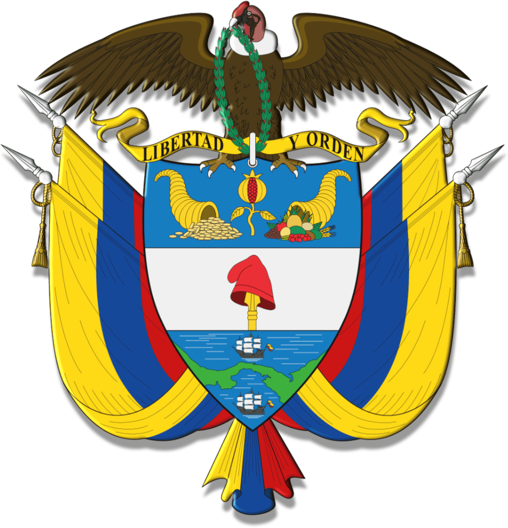 El Actual Presidente De La República De La Nueva Granada - Colombia Politics Clipart (2063x2085), Png Download