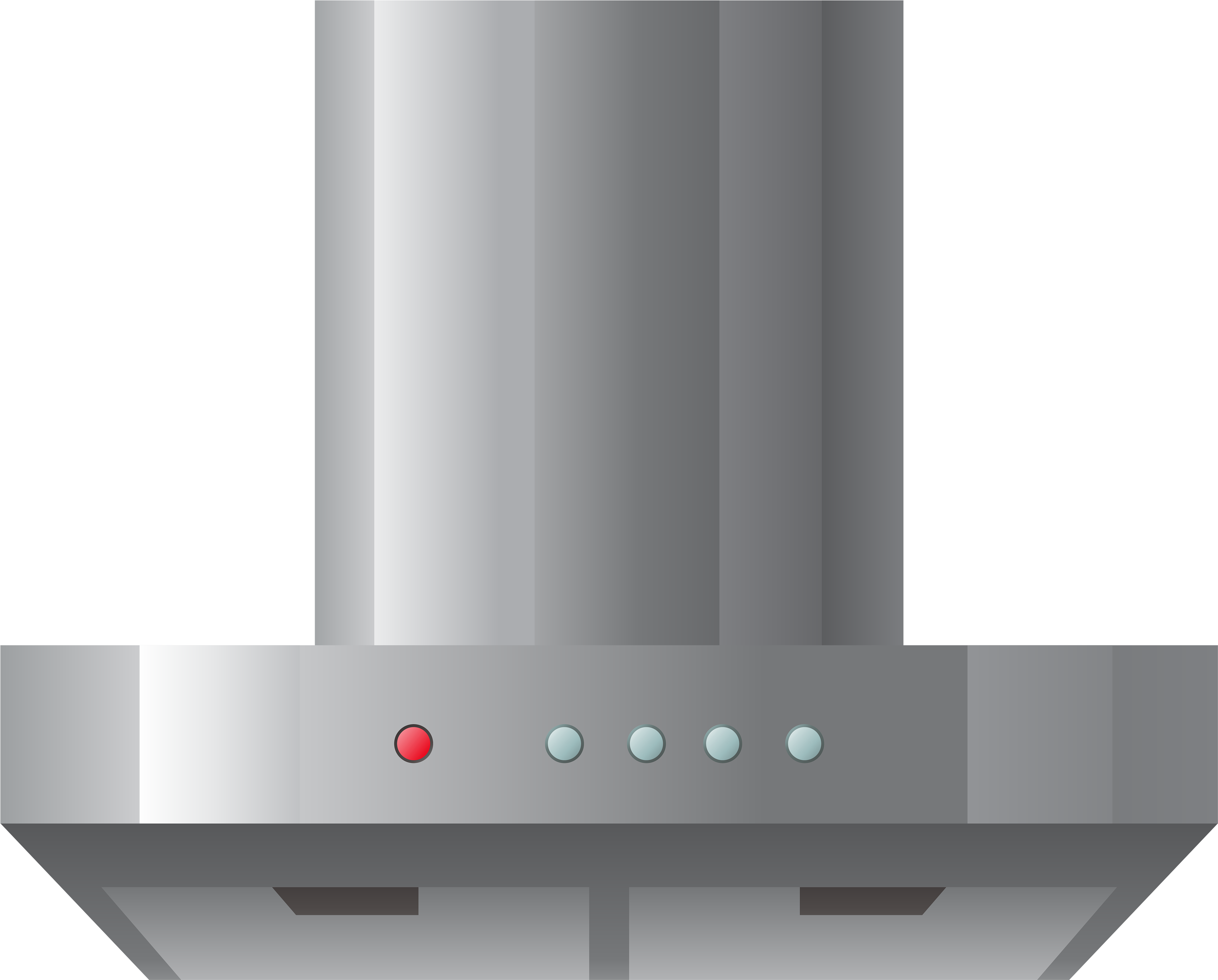 Cooker Hood Png Clipart - Exhaust Hood Transparent Png (4000x3220), Png Download
