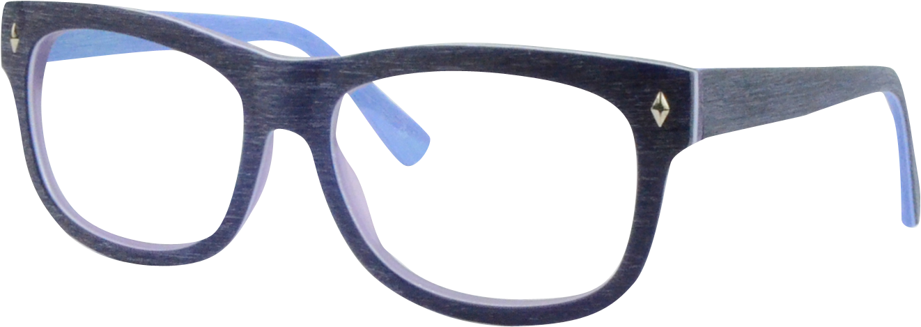 Blue Glasses Frame - Still Life Photography Clipart (1440x600), Png Download