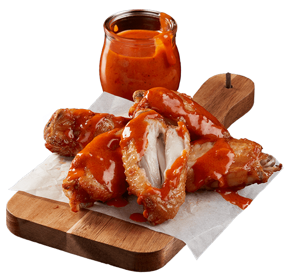 D'bomb Roast Chicken Wings - Meat Clipart (800x550), Png Download