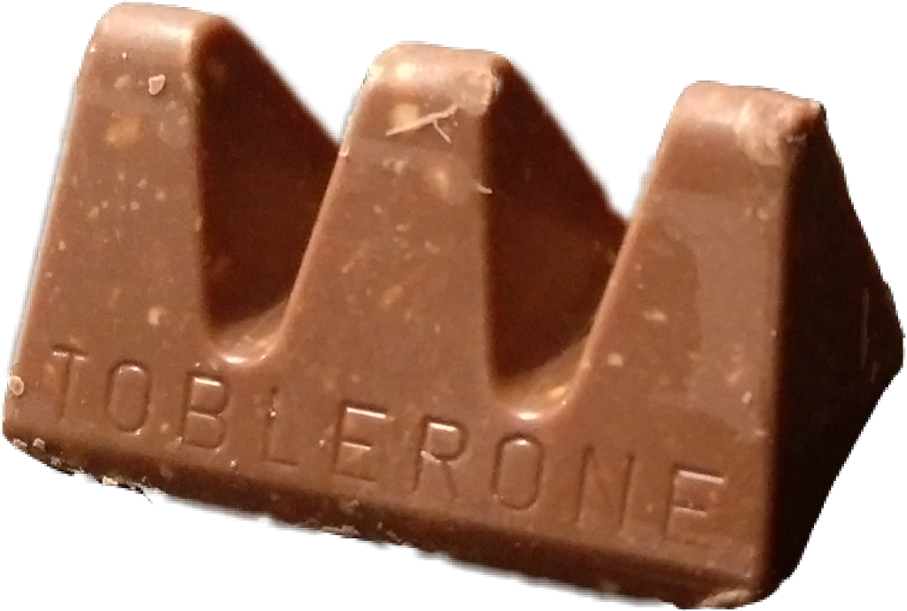 Toblerone Sticker - Chocolate Clipart (1024x690), Png Download
