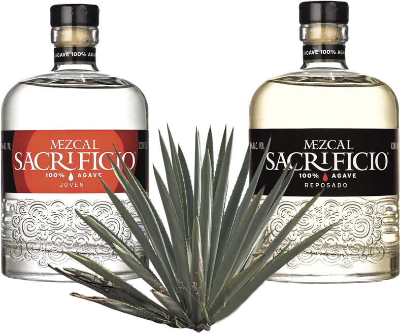 Botellas Mezcal Sacrificio - Mezcal Sacrificio Clipart (788x656), Png Download