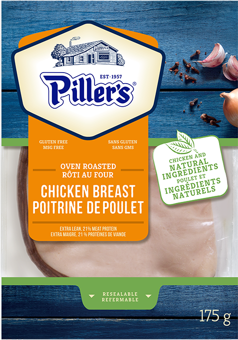 Piller's Oven Roasted Chicken Breast 175g - Pillers Pepperoni Sticks Clipart (678x678), Png Download