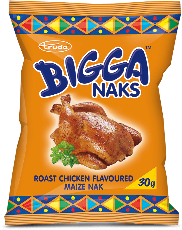 Bigga Naks Roast Chicken Chicken Flavoured Maize Nak - Bigga Naks Clipart (713x850), Png Download