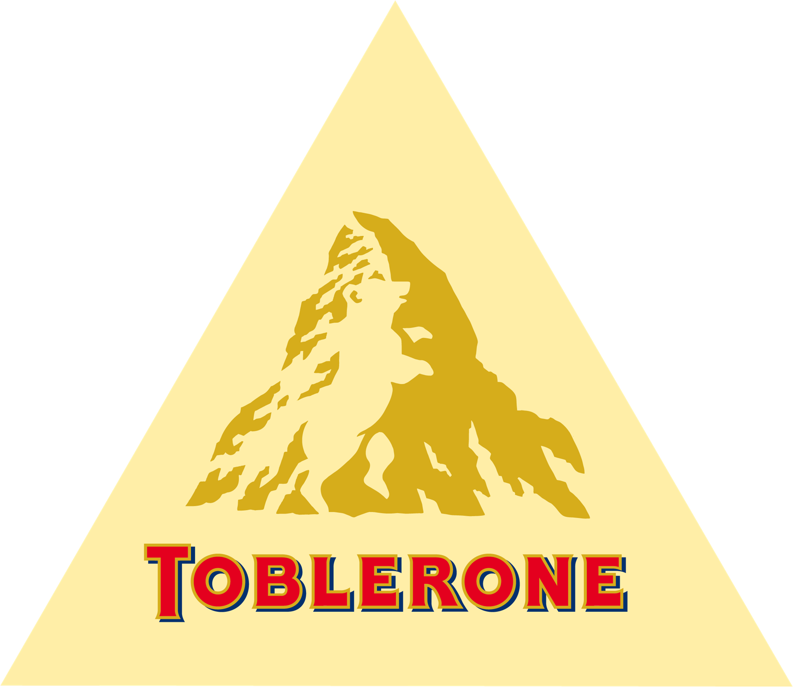 Toblerone - Toblerone Logo Clipart (1611x1396), Png Download