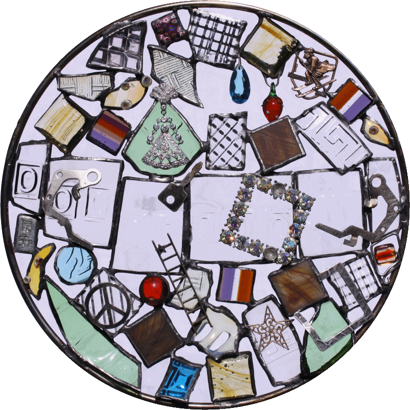 All The Angles - Stained Glass Clipart (800x800), Png Download