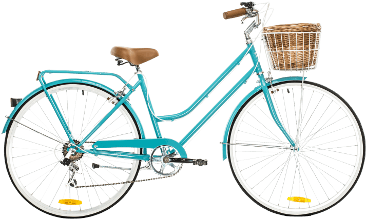 Mint Vintage Bike Clipart (800x532), Png Download
