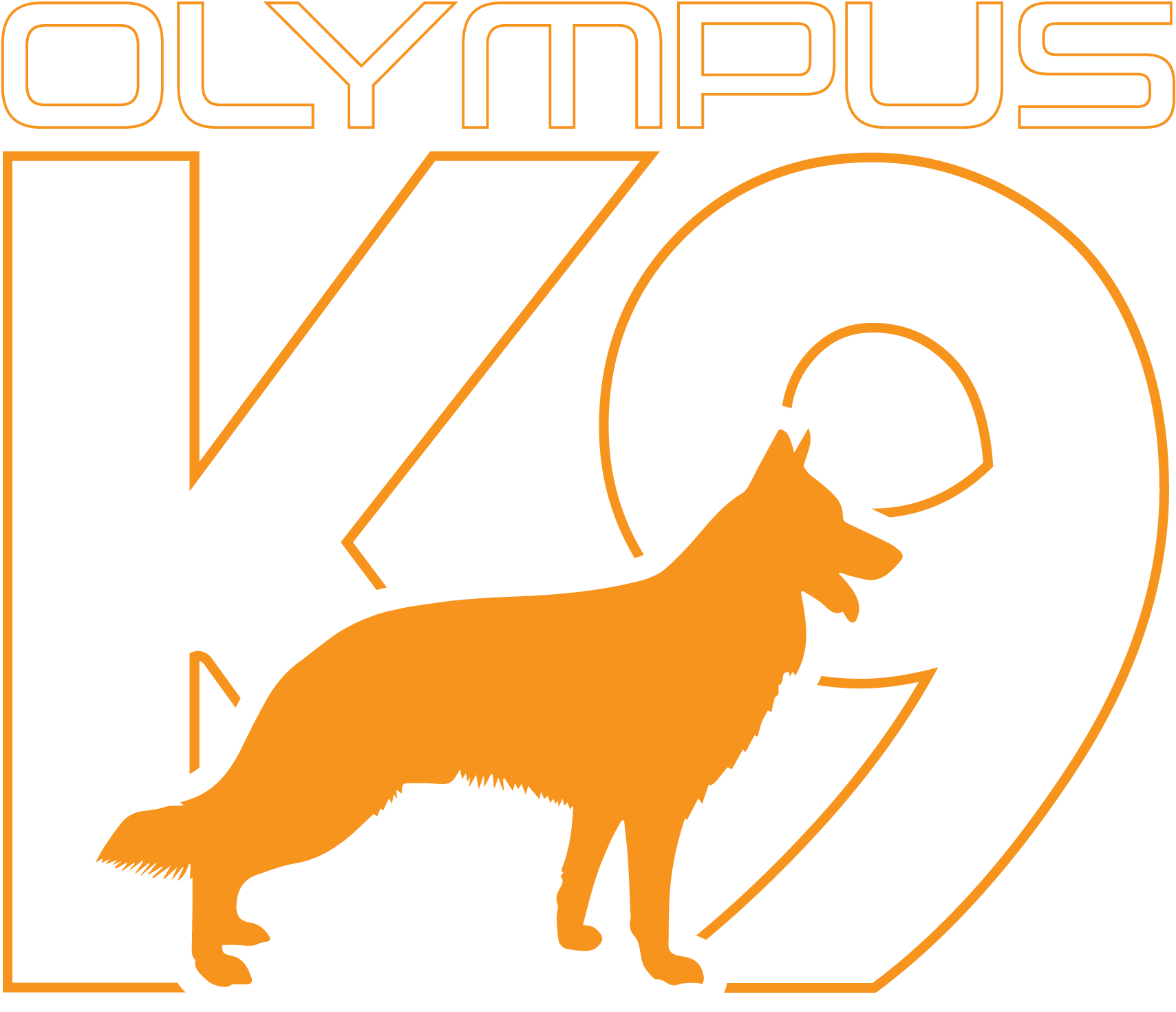 Olympus K9 Large Logo Olympus K9 Small Logo - Companion Dog Clipart (1709x1470), Png Download