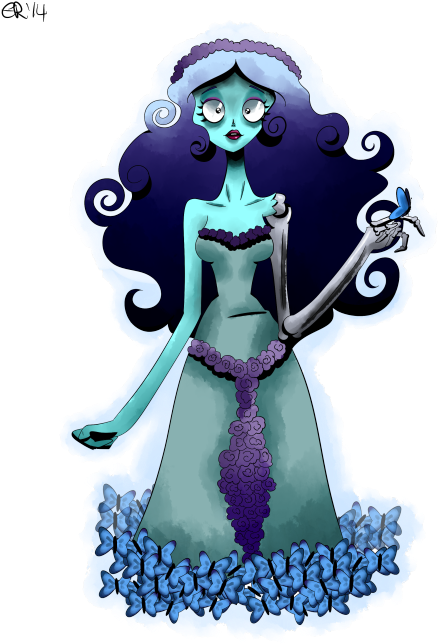 La Novia Cadaver Png - Illustration Clipart (500x665), Png Download