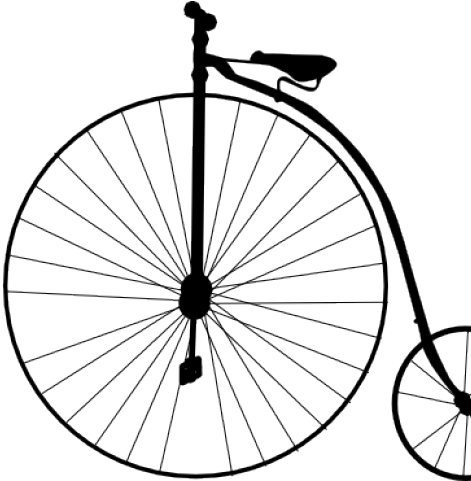 Penny Farthing Wheel Clipart (640x480), Png Download