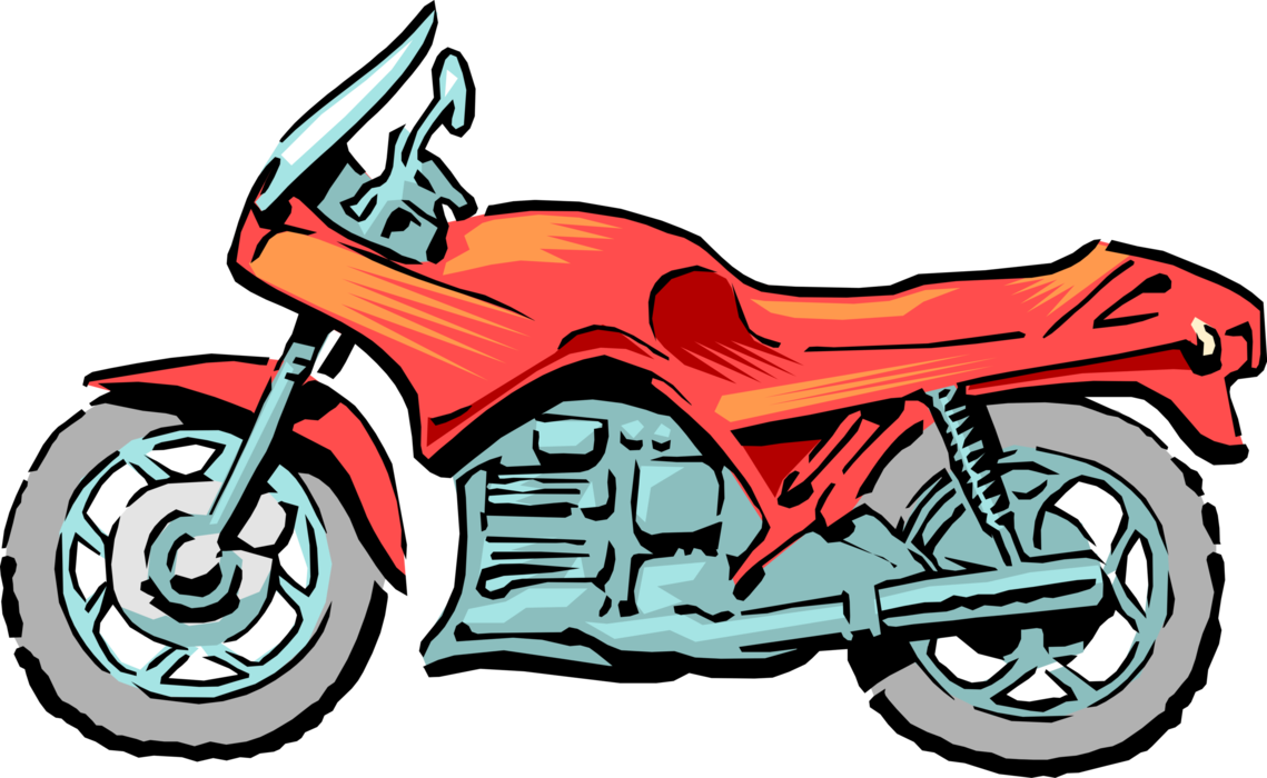 More In Same Style Group - Motorcycle Clipart (1139x700), Png Download